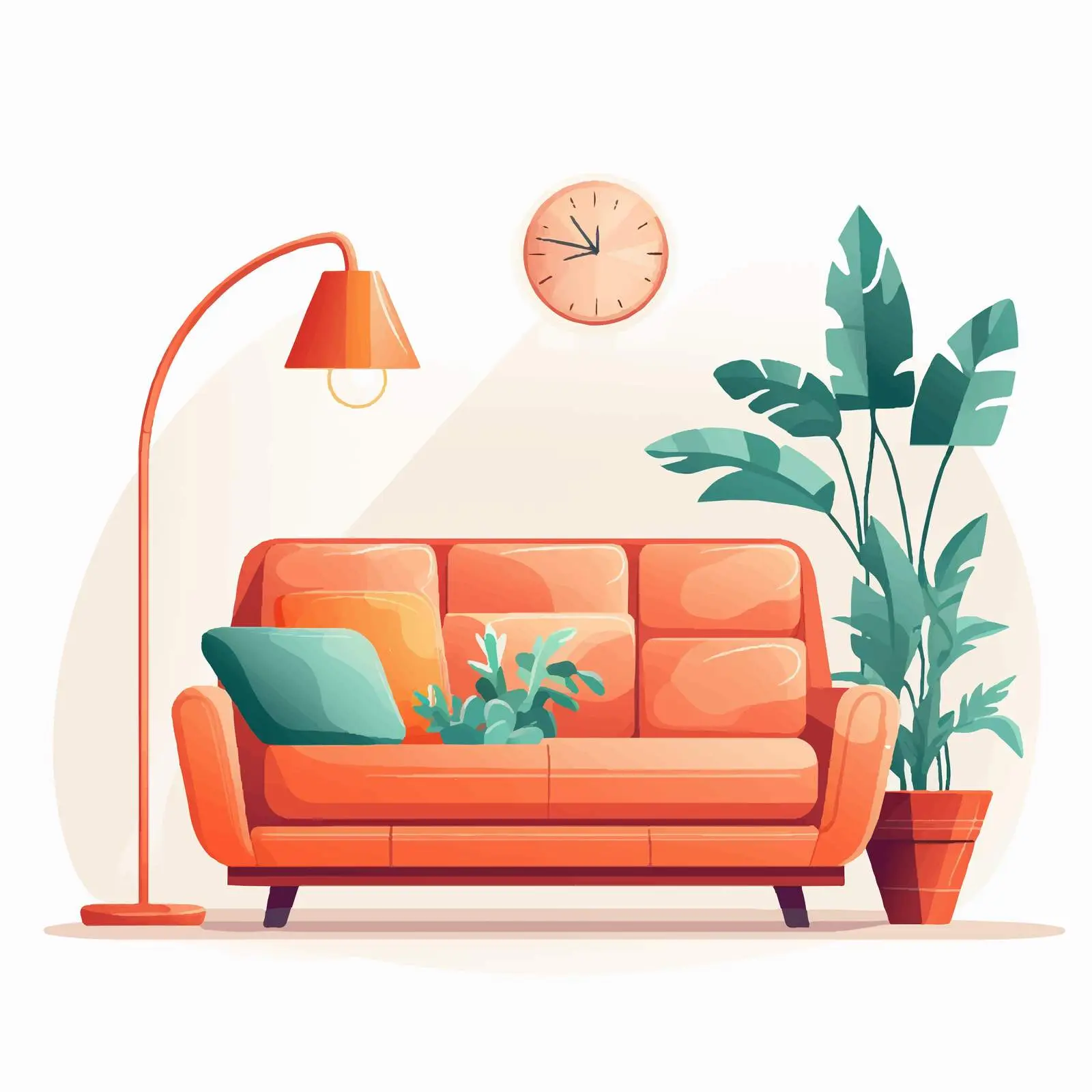 Elegant Home Interior Design with Sofa and Decor — free download from Dotvec