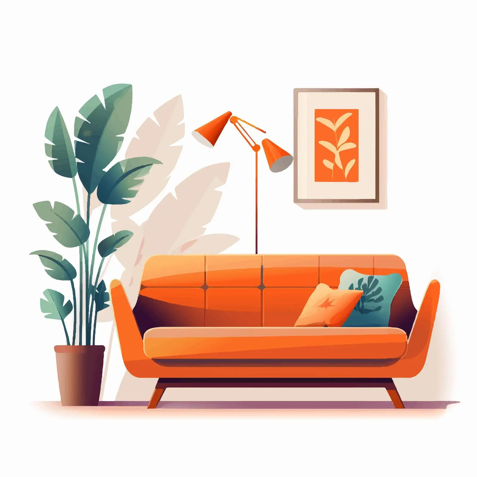 Stylish Home Interior Design with Sofa and Decor — free download from Dotvec