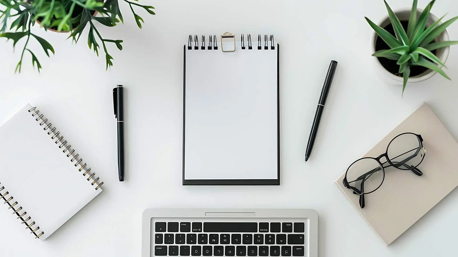 Modern Home Office Desk with Smartphone — free download from Dotvec