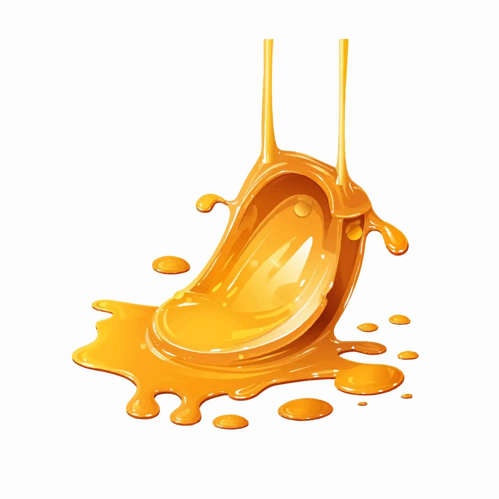 Honey and Caramel Dripping Vectors — free download from Dotvec