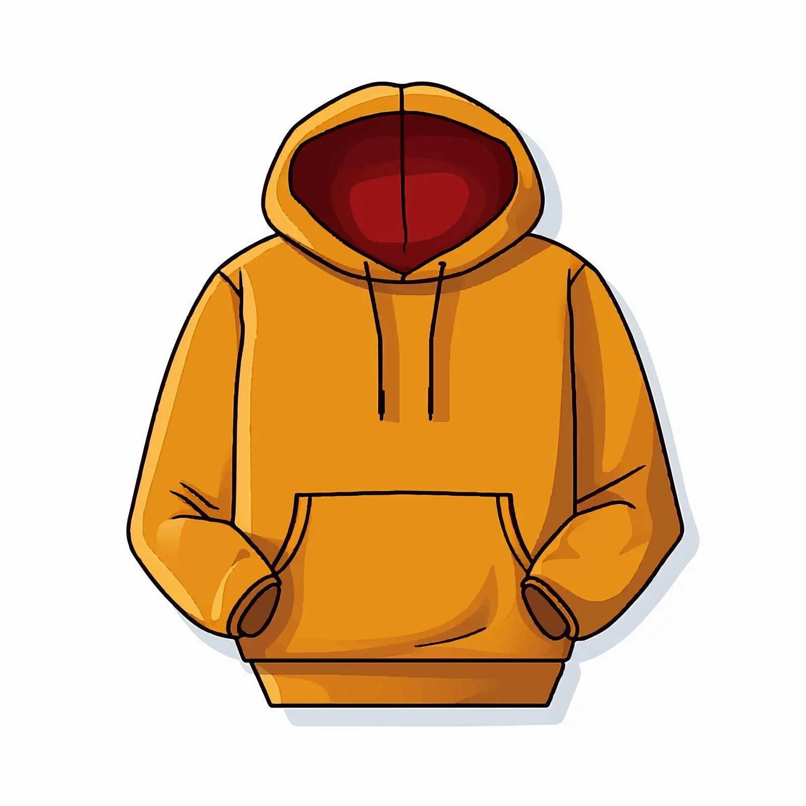 Hoodie Jumper Vector Illustration on White Background — free download from Dotvec