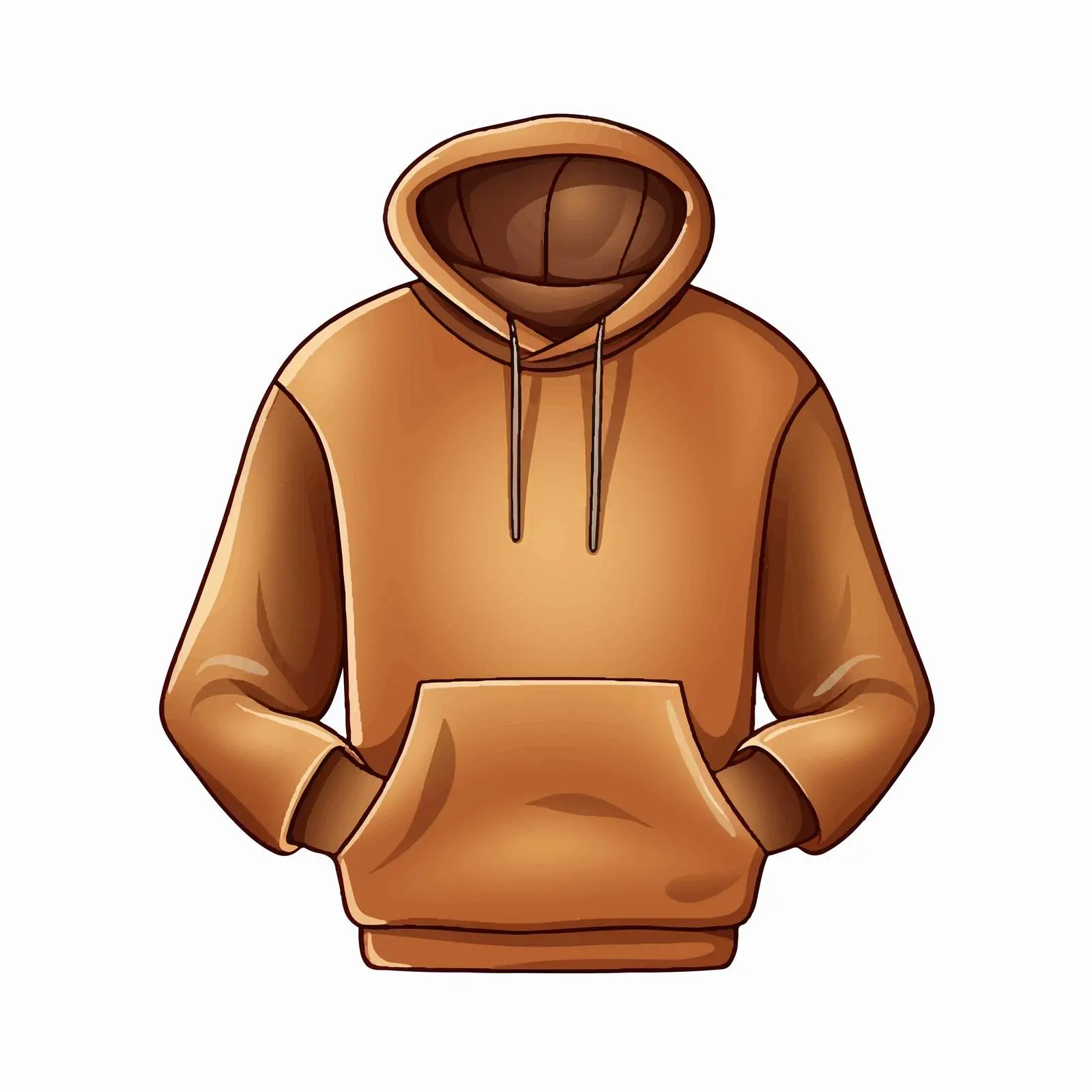Hoodie Jumper Vector Illustration on White Background – free wearable art image from Dotvec