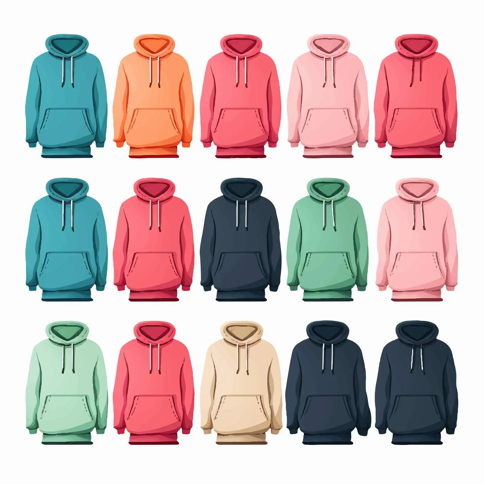 Hoodie Jumper Vector Illustration on White Background – free wearable art image from Dotvec