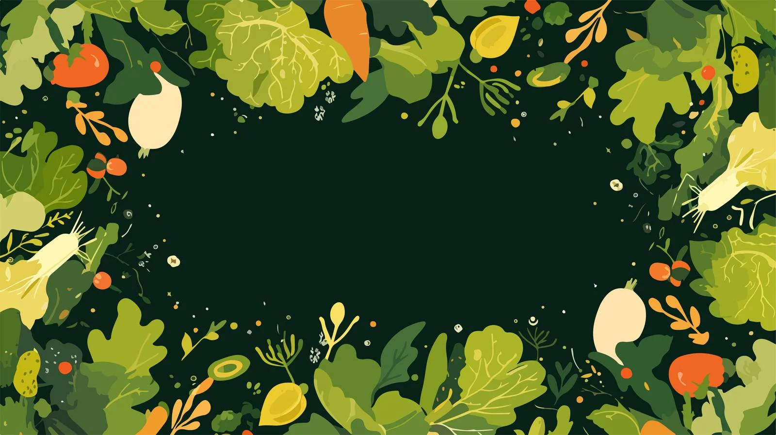 Fresh Green Vegetable Web Banner Templates — free download from Dotvec