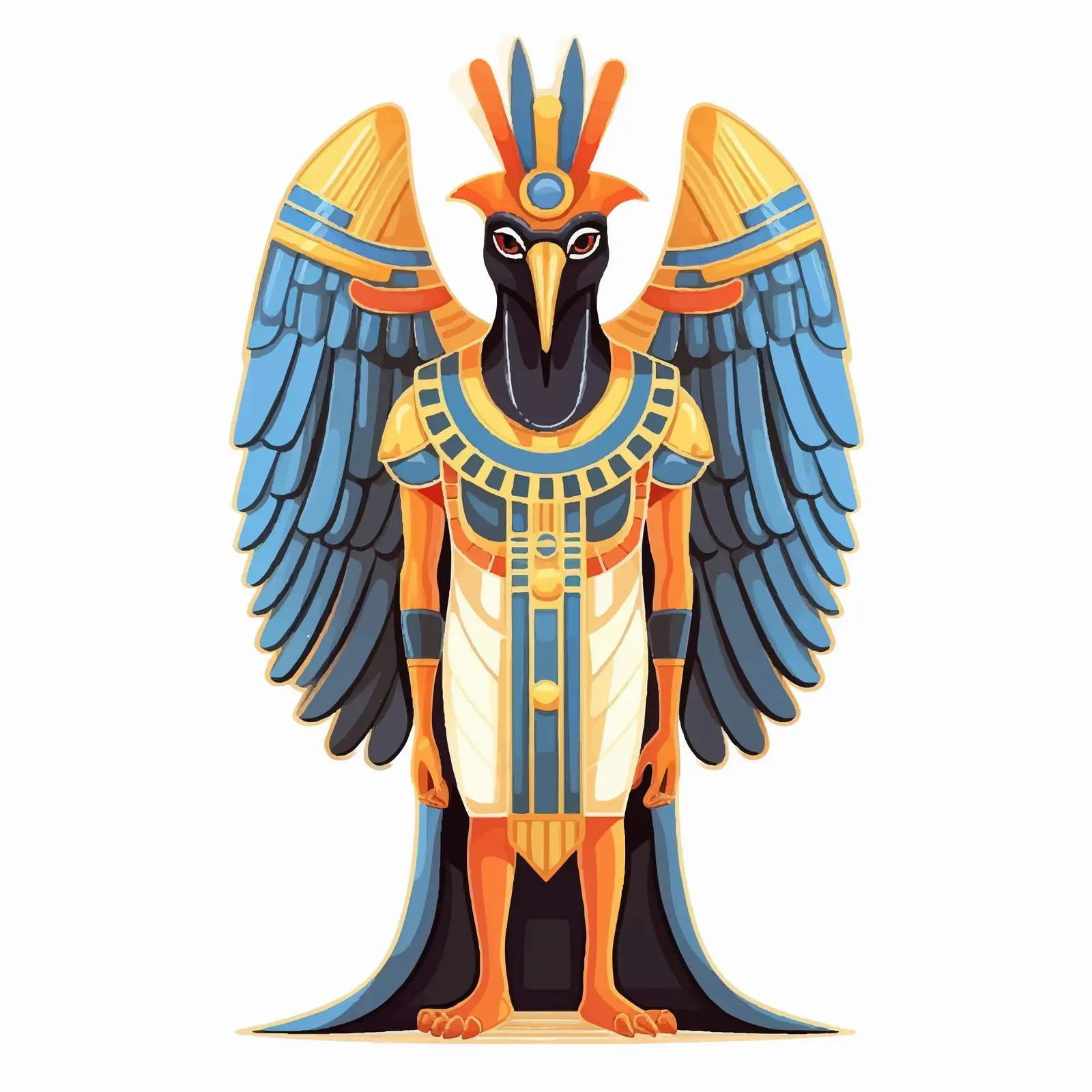 Horus: Sky God and Guardian Deity Vector – free horus image from Dotvec