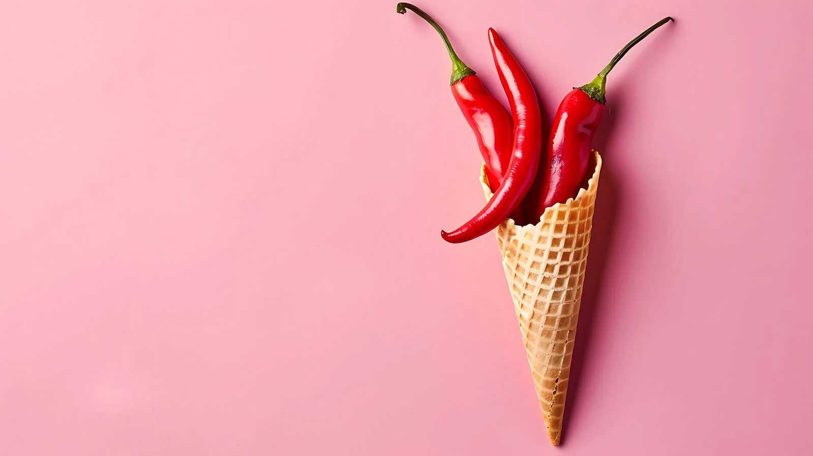 Spicy Pepper Ice Cream Cone — free download from Dotvec