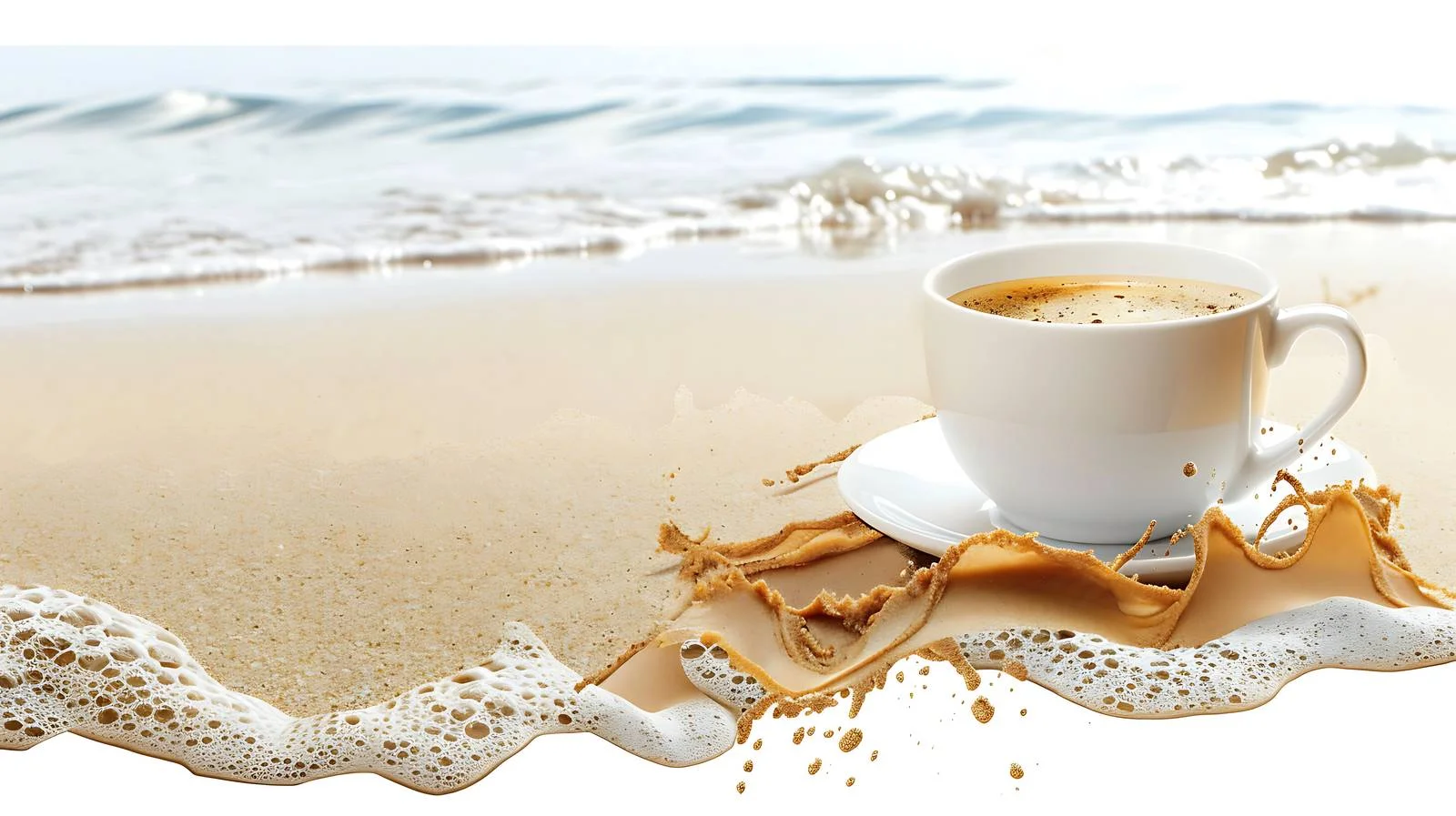 Tranquil Coffee by Beach — free download from Dotvec