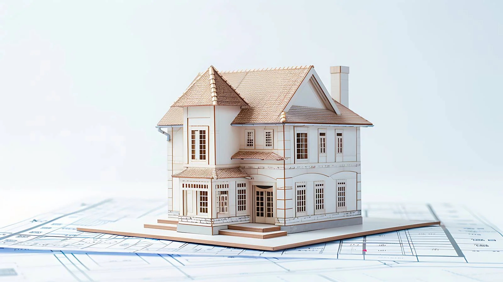 House Model Blueprint Layout Design — free download from Dotvec