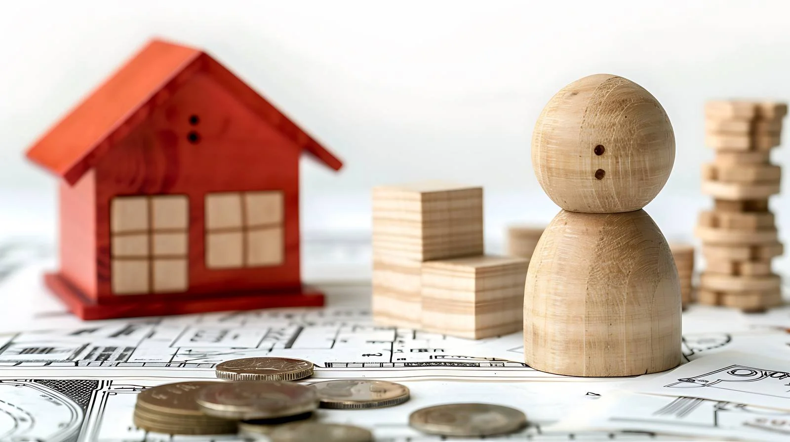 Real Estate Model Finances Concept Layout — free download from Dotvec