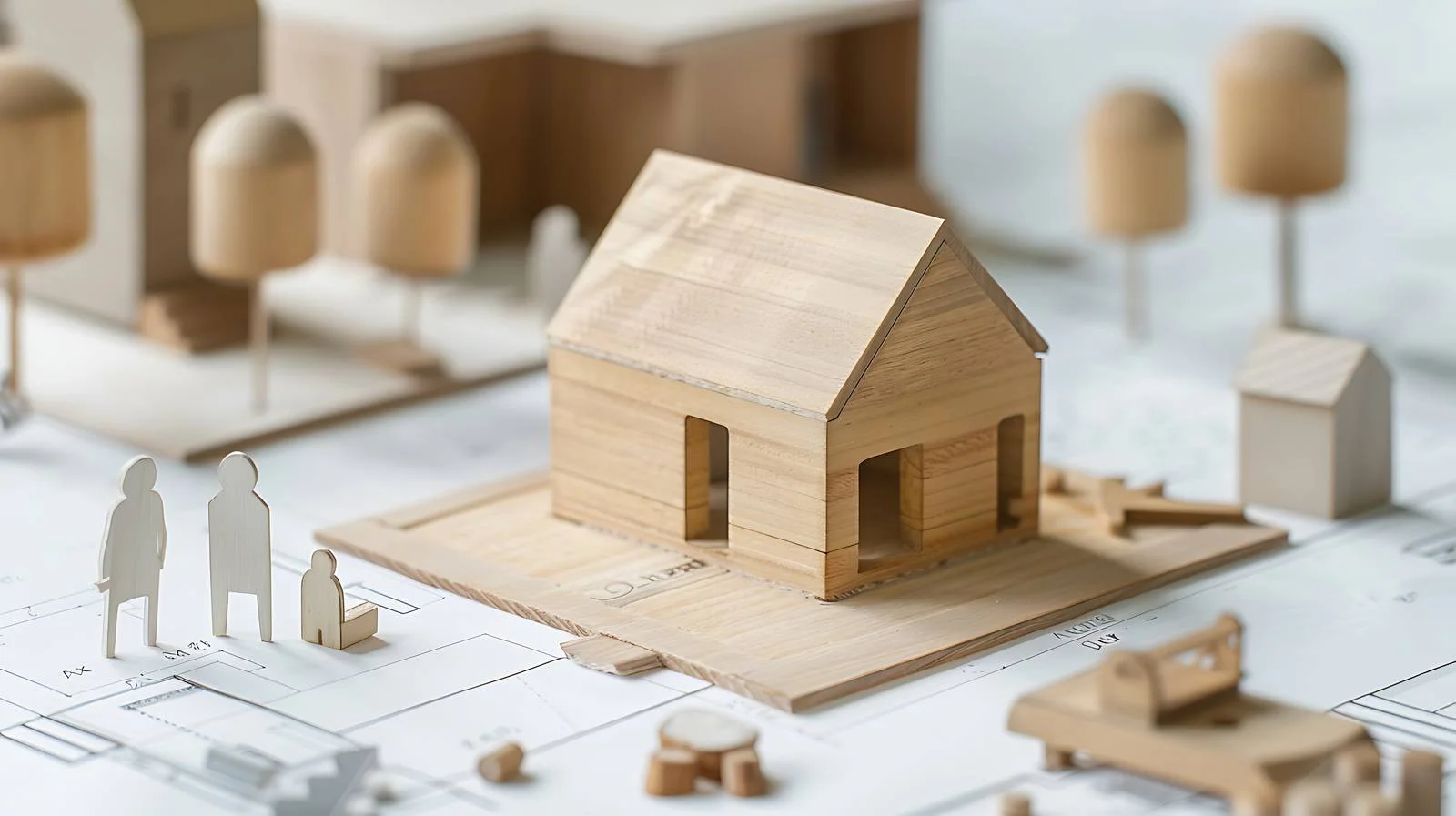 House Model with Money on Layout — free download from Dotvec