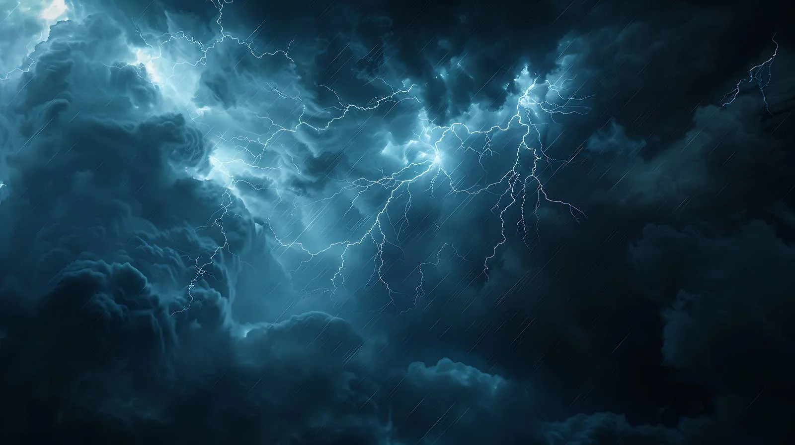Intense thunderstorm strikes in isolated setting — free download from Dotvec