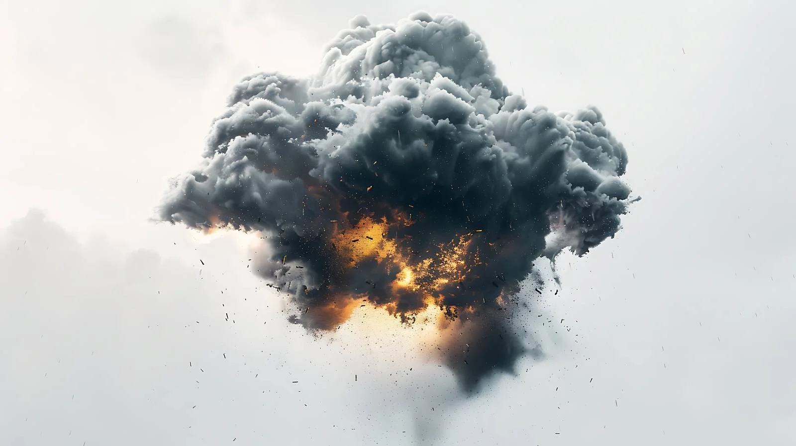 Intense thunderstorm strikes night on white — free download from Dotvec