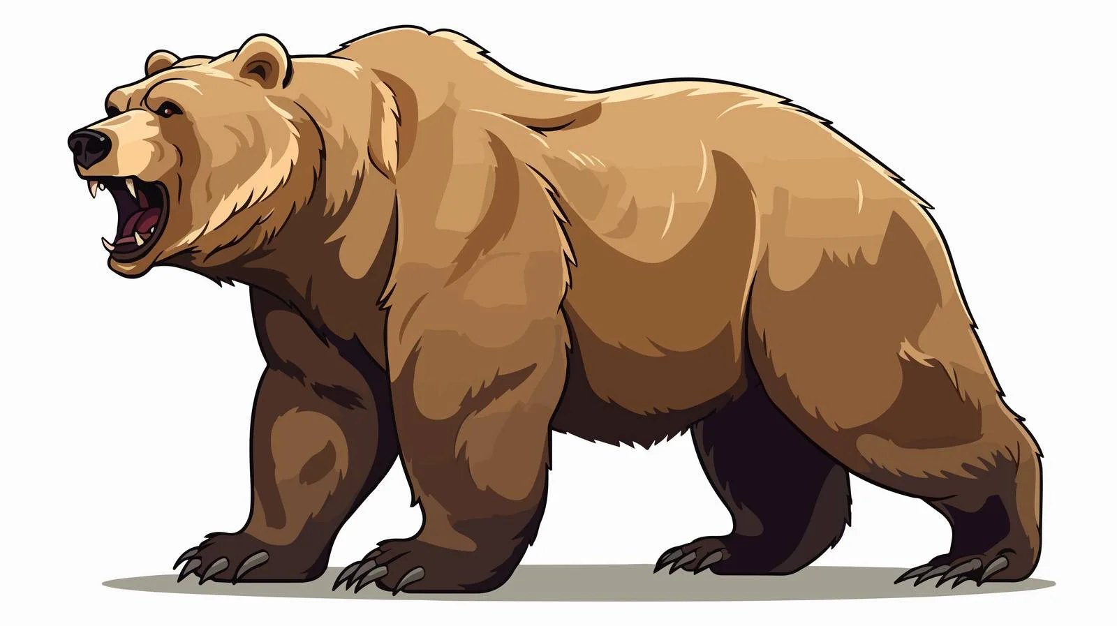 Playful Bear Cartoon Stock Vector Illustration — free download from Dotvec