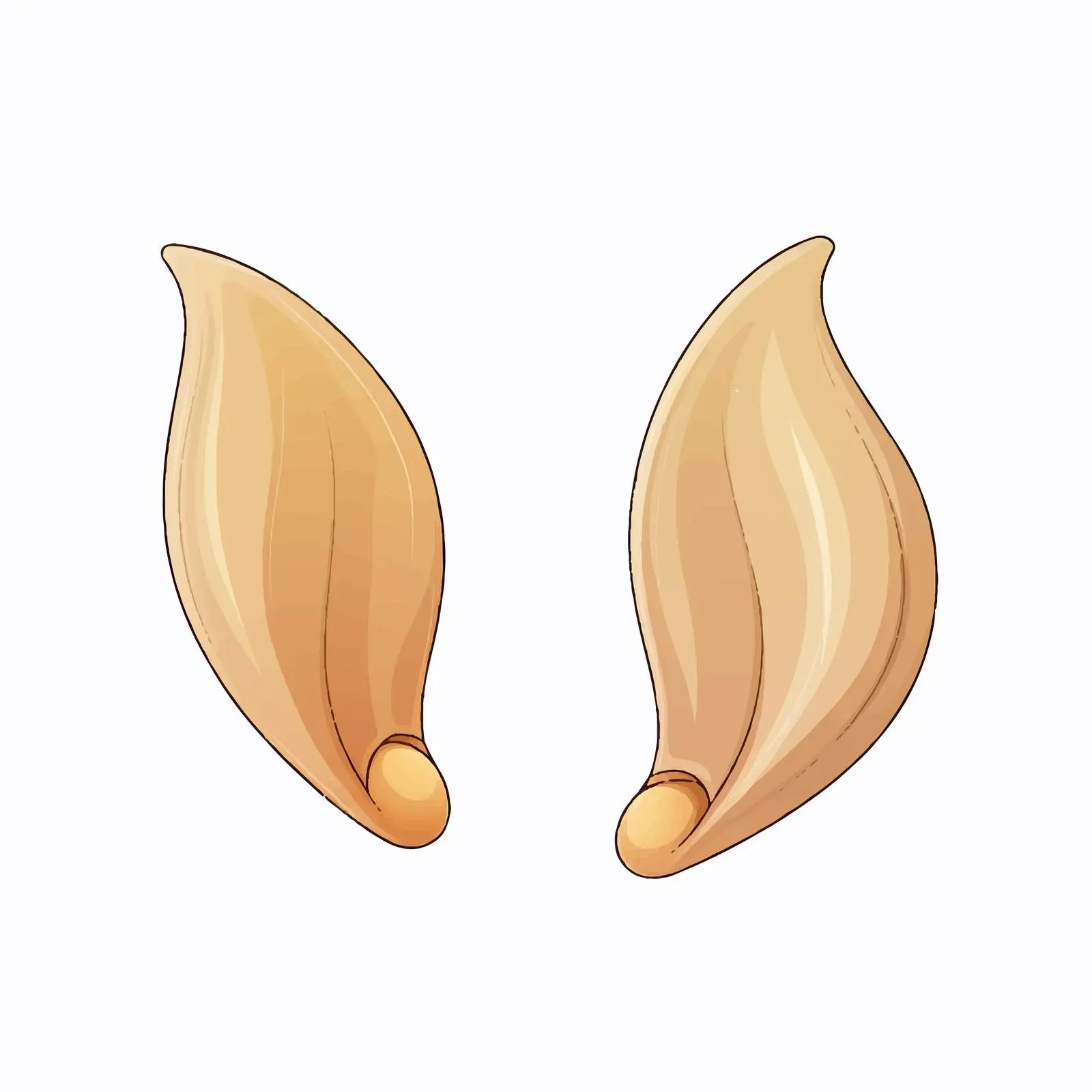 Human Ear Vector Illustration on White Background – free rendered image from Dotvec