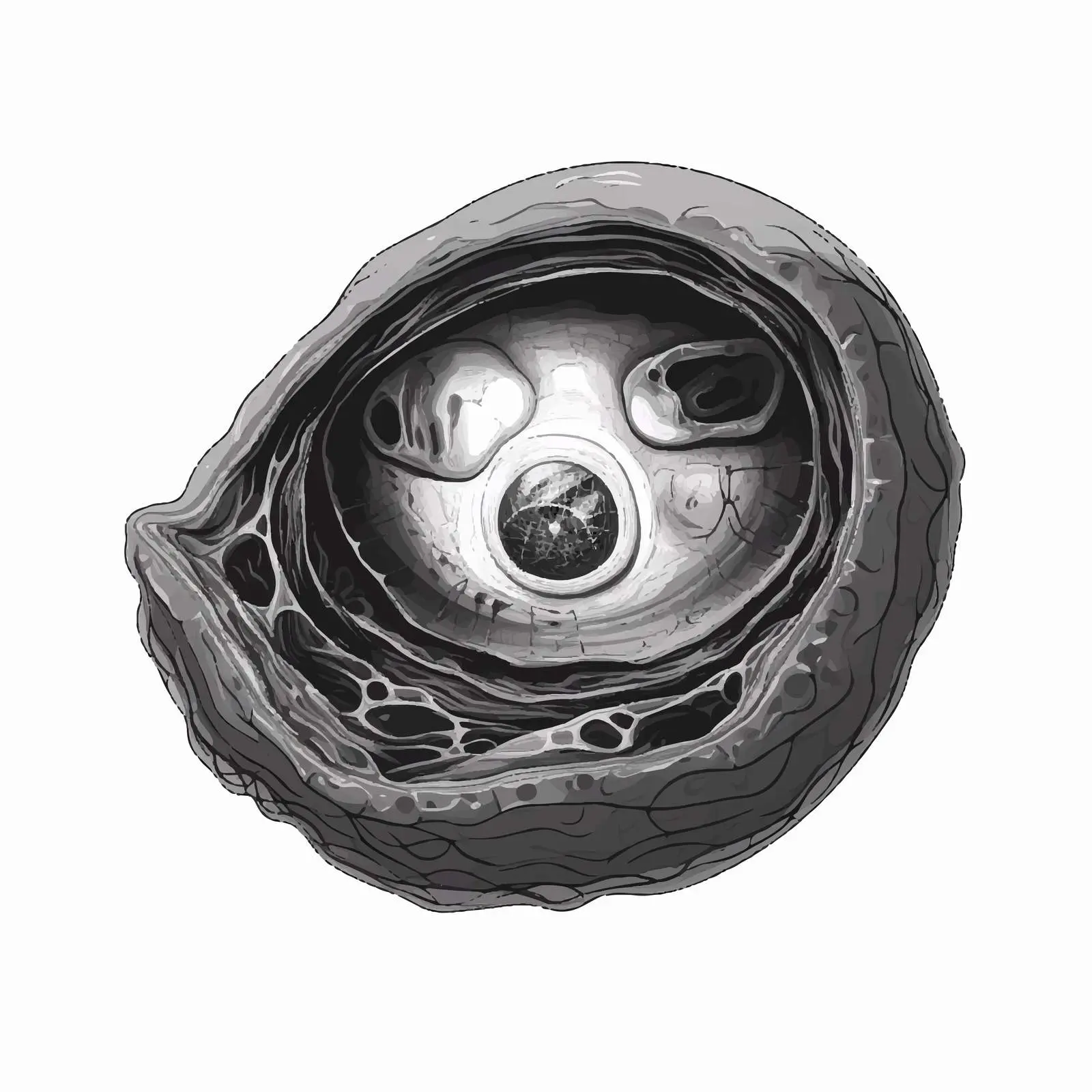 Human Embryo in Third Trimester Inside Mother's Belly – free sound image from Dotvec