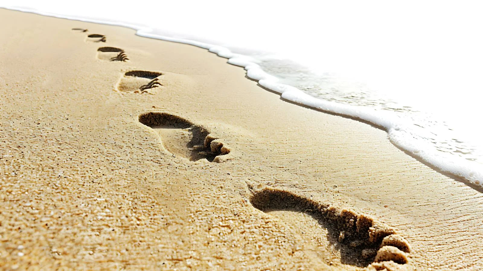 Imprint Study: Beach Footprints — free download from Dotvec