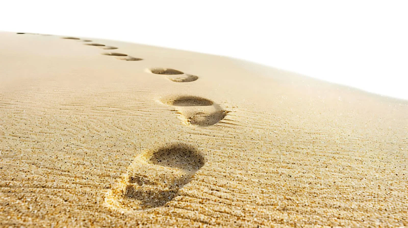 Tranquil Beach Footprints — free download from Dotvec