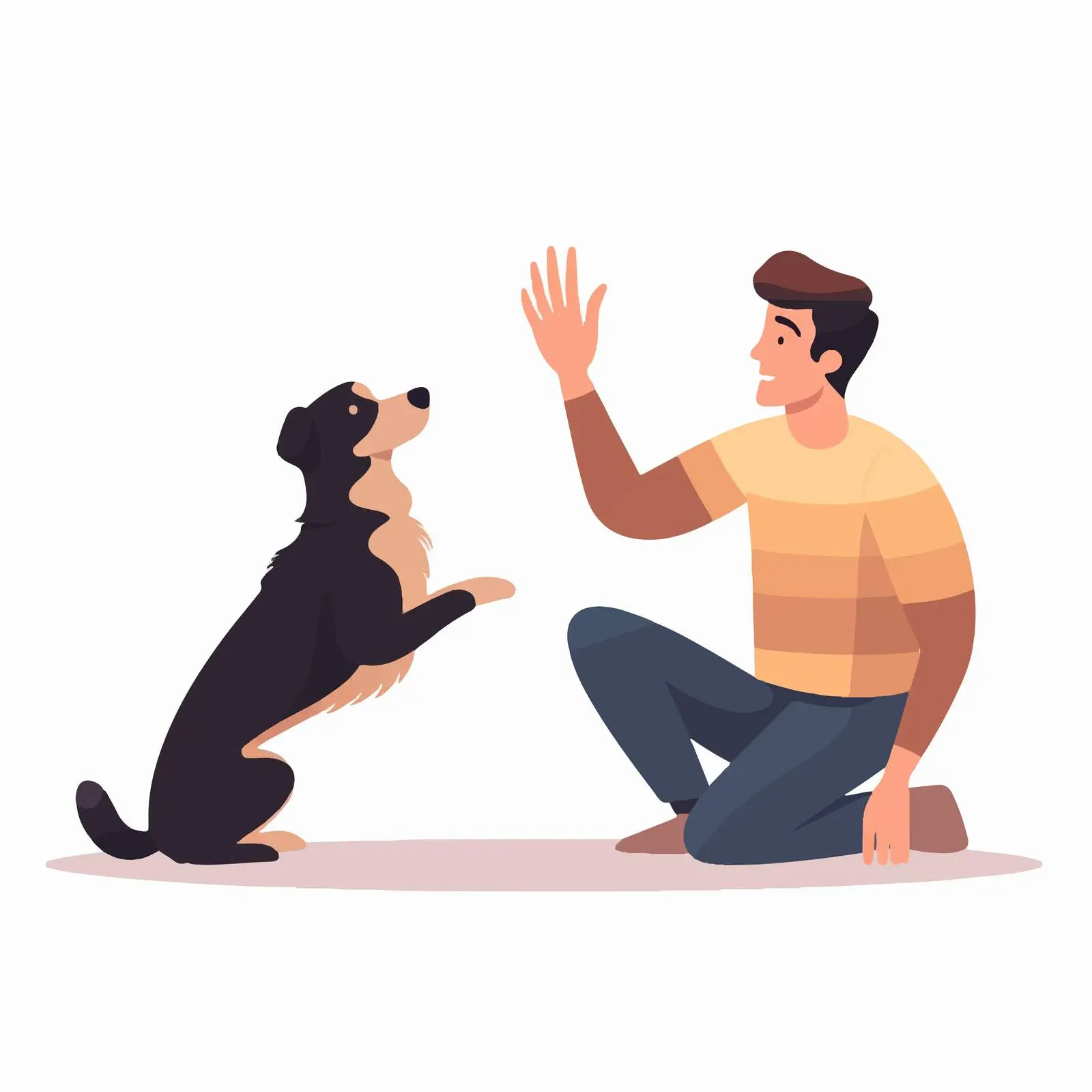 Hand Gesture for Dog Training Signal — free download from Dotvec
