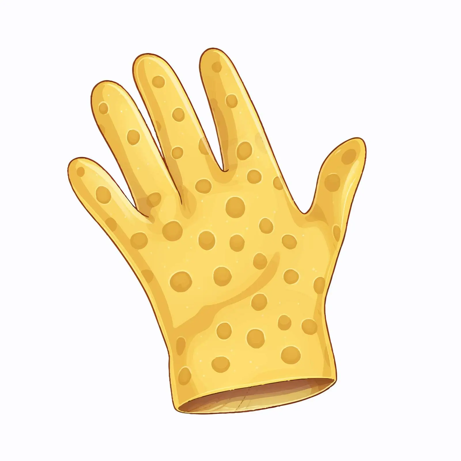 Hand in Glove Holding Cleaning Sponge Illustration – free dirt removal image from Dotvec