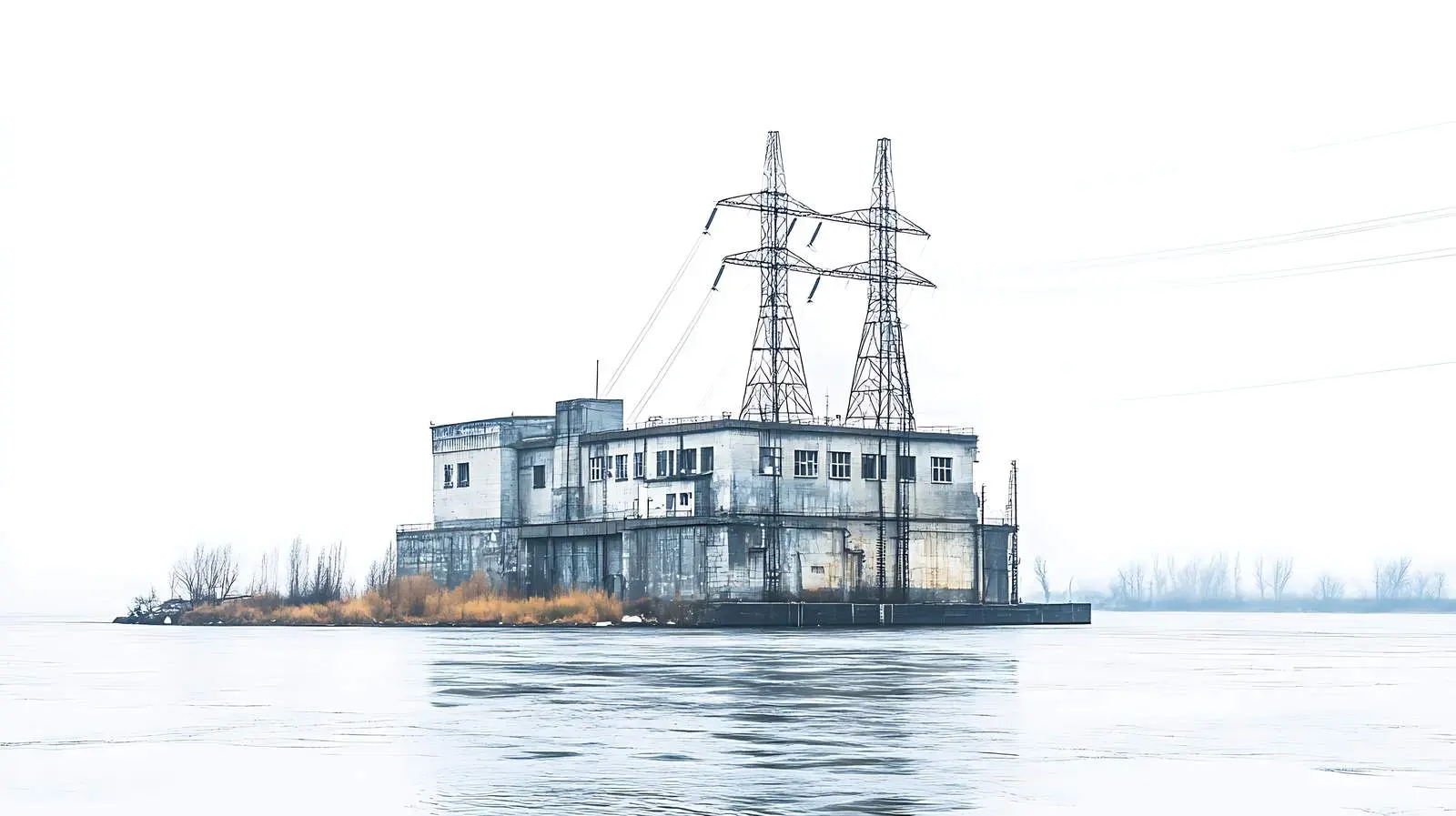 Hydroelectric Power Station on the Dnepr River — free download from Dotvec