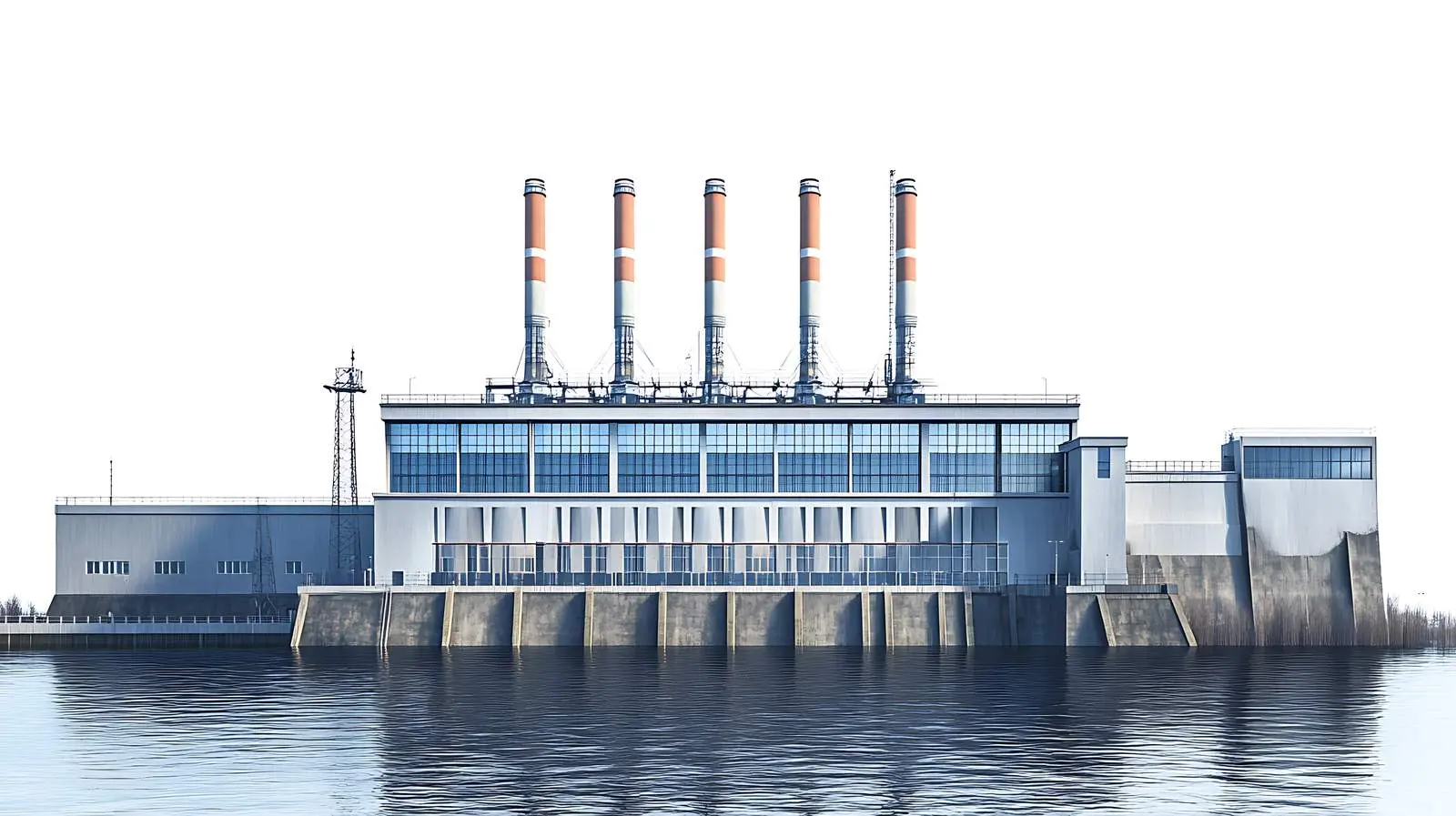 Hydroelectric Power Station on the Dnepr River – free energy production image from Dotvec