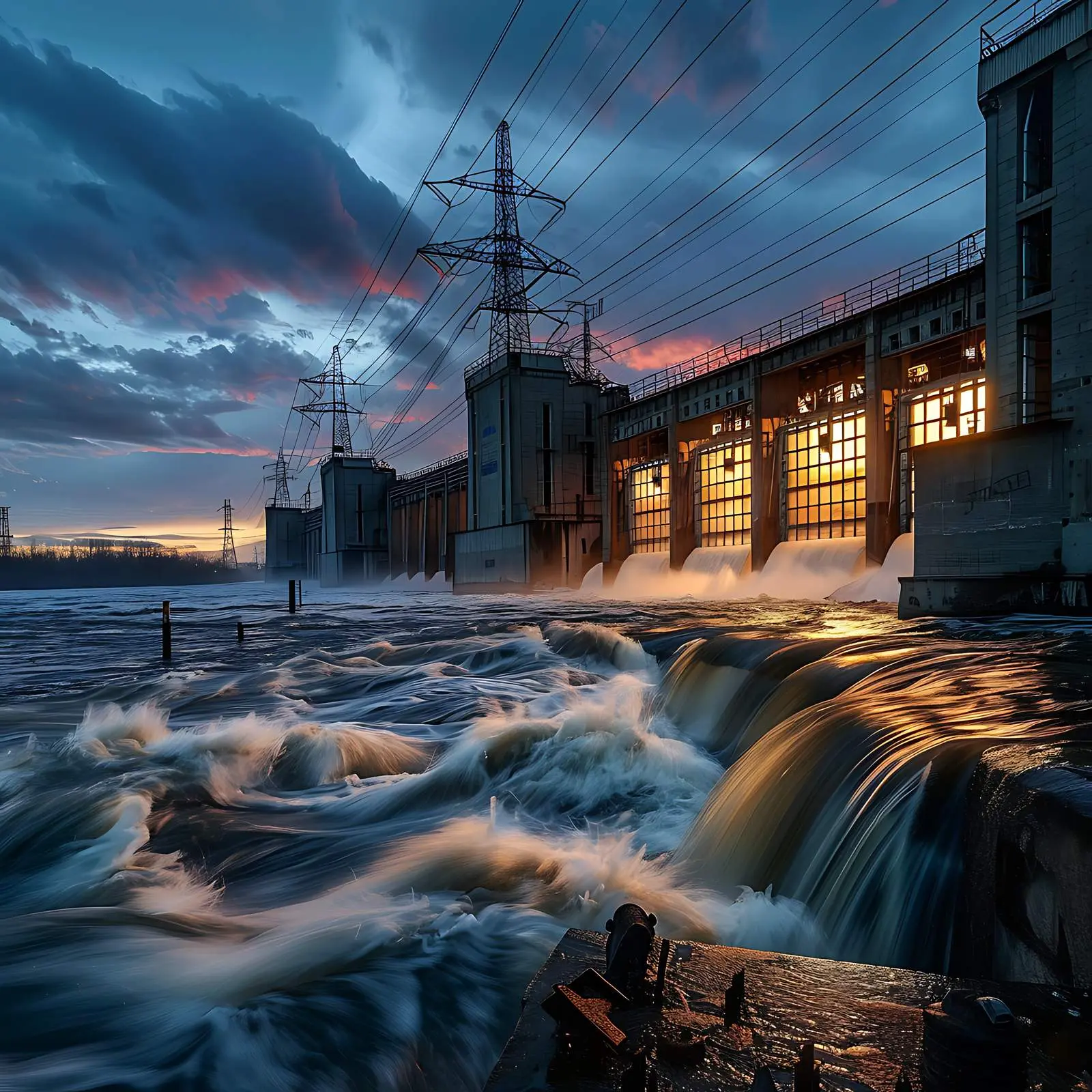 Hydroelectric Power Station on the Dnepr River — free download from Dotvec