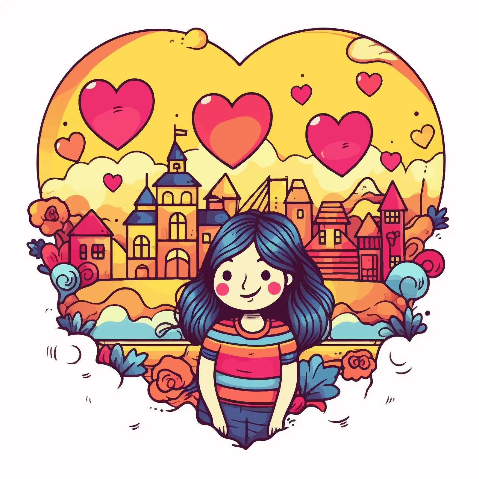 Colombia Patriotic Cartoon Vector Sublimation Bundle — free download from Dotvec