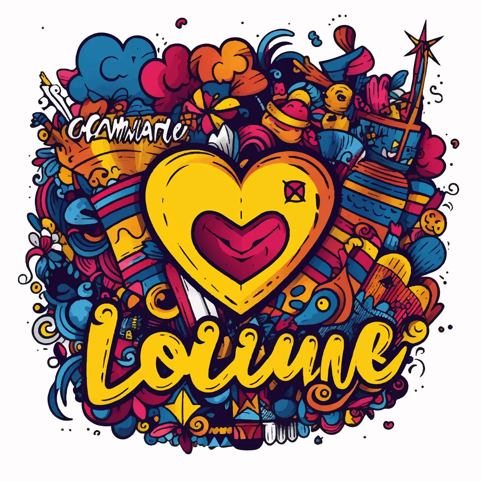 Patriotic Colombia Cartoon Vector Sublimation Bundle — free download from Dotvec