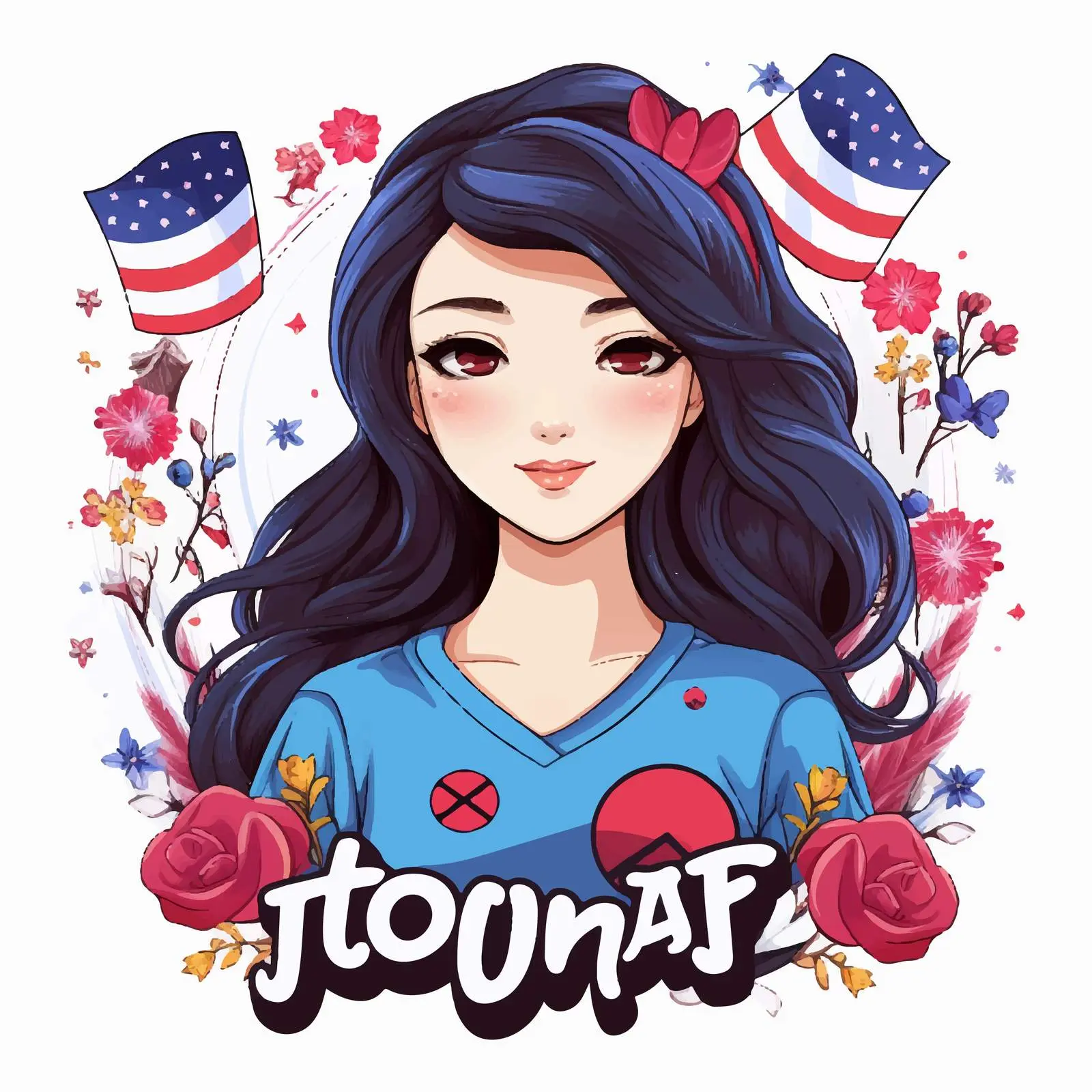 Patriotic South Korea Cartoon Vector Bundle — free download from Dotvec