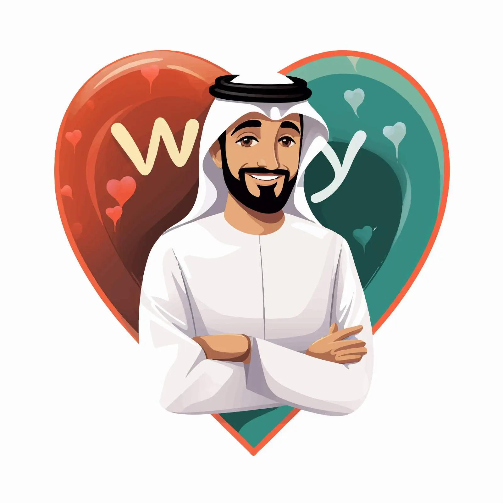 Kuwait Patriotic Cartoon Vector Bundle — free download from Dotvec