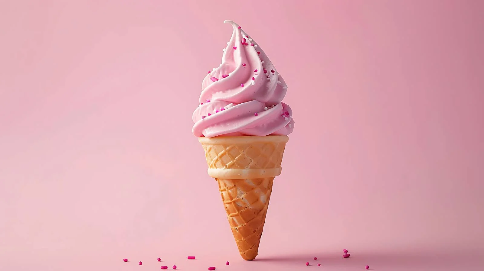 Minimalistic Ice Cream Cone Display — free download from Dotvec