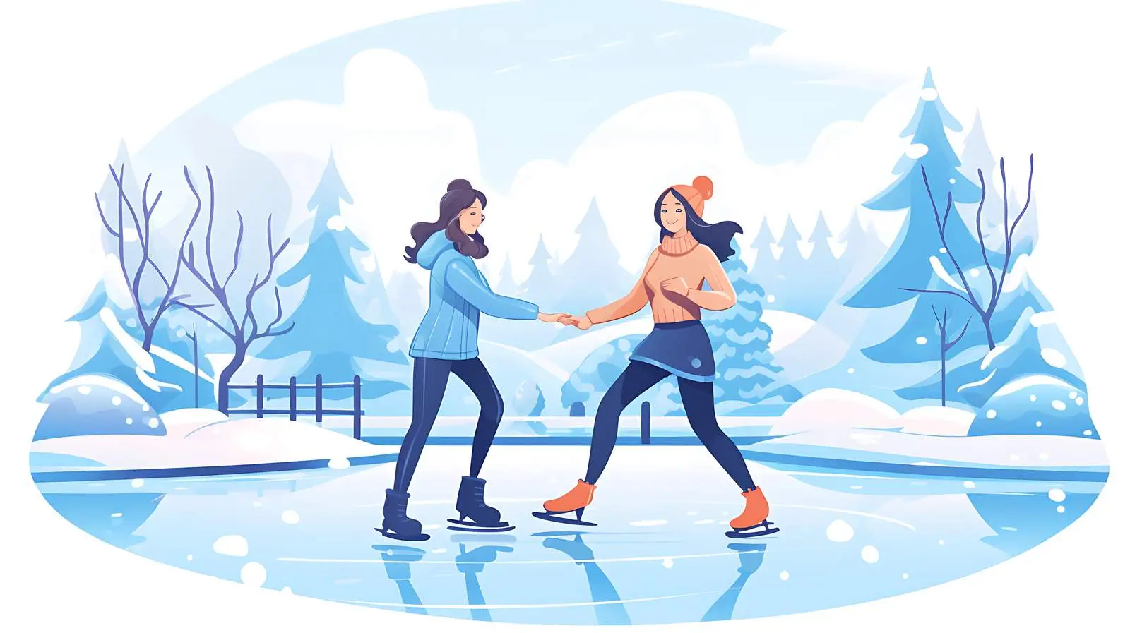 Outdoor Ice Skating Lesson — free download from Dotvec
