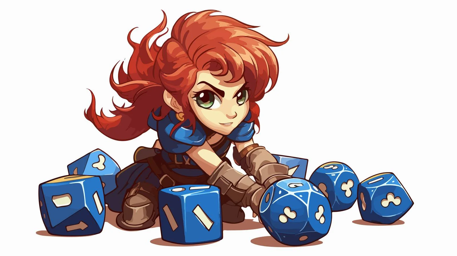 Elf Fighter Natural Twenty Icon — free download from Dotvec