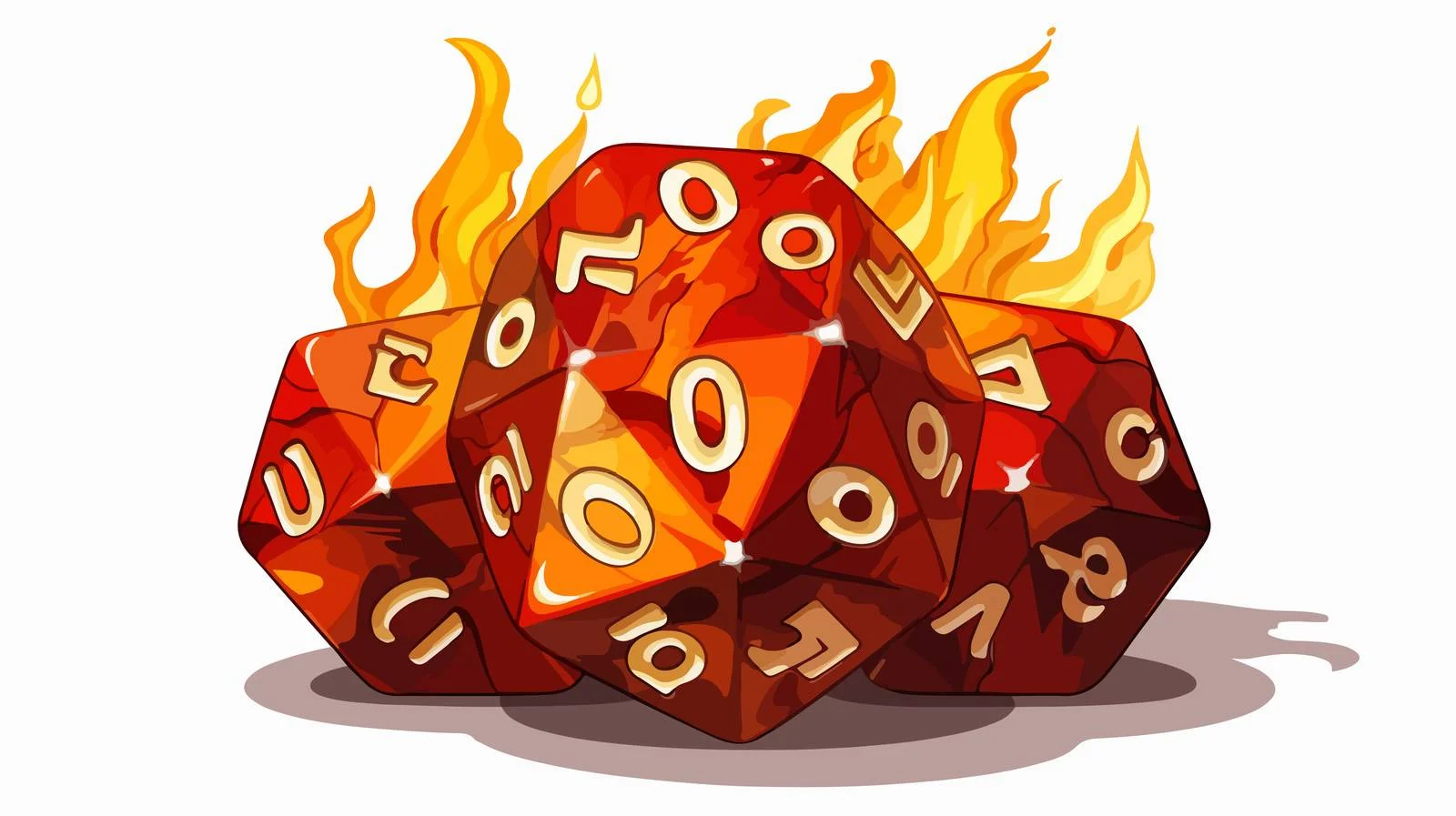 Elf Fighter Nat 20 Dice Icon — free download from Dotvec