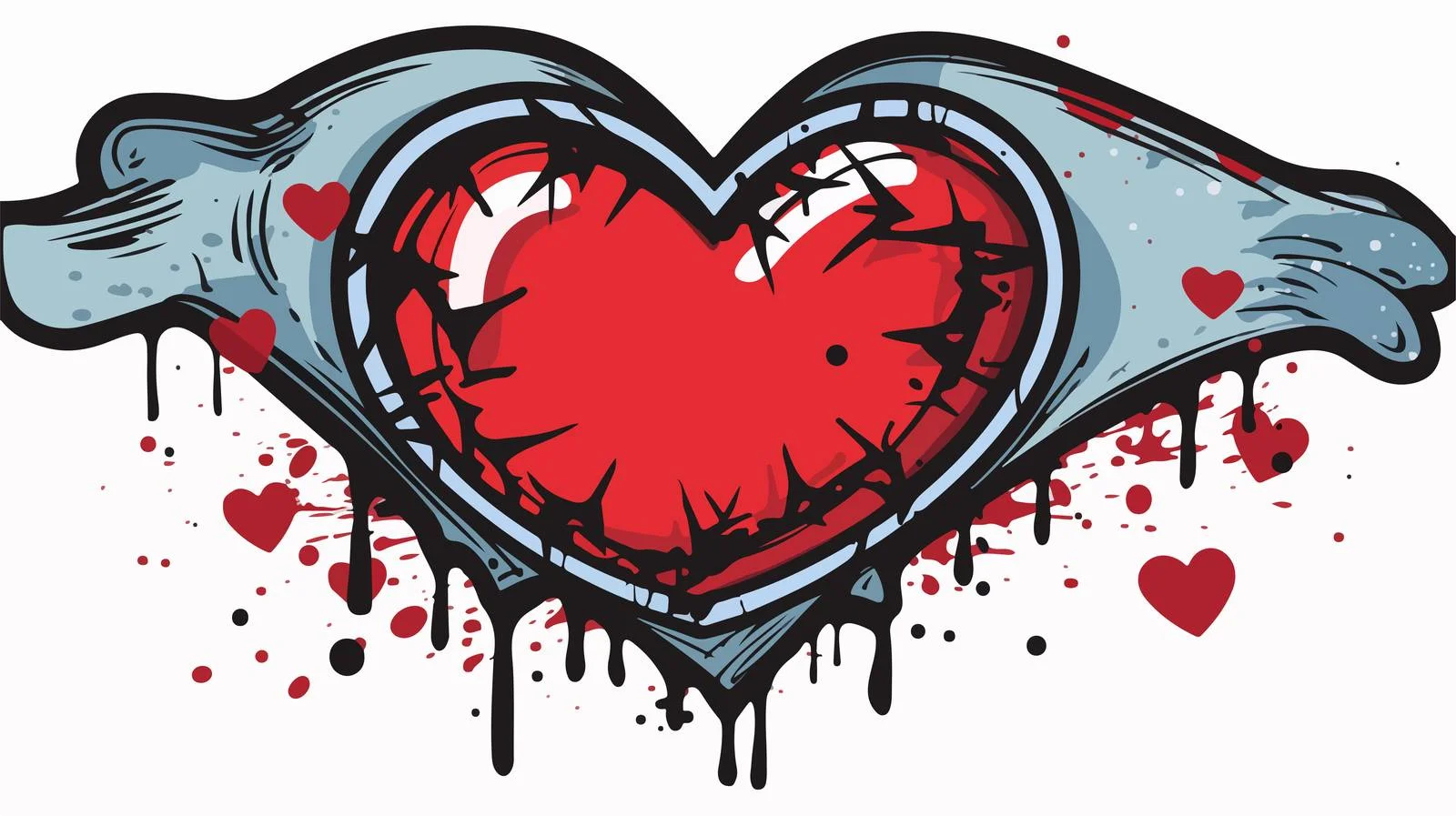 Distressed Tattoo Sticker Style Image — free download from Dotvec