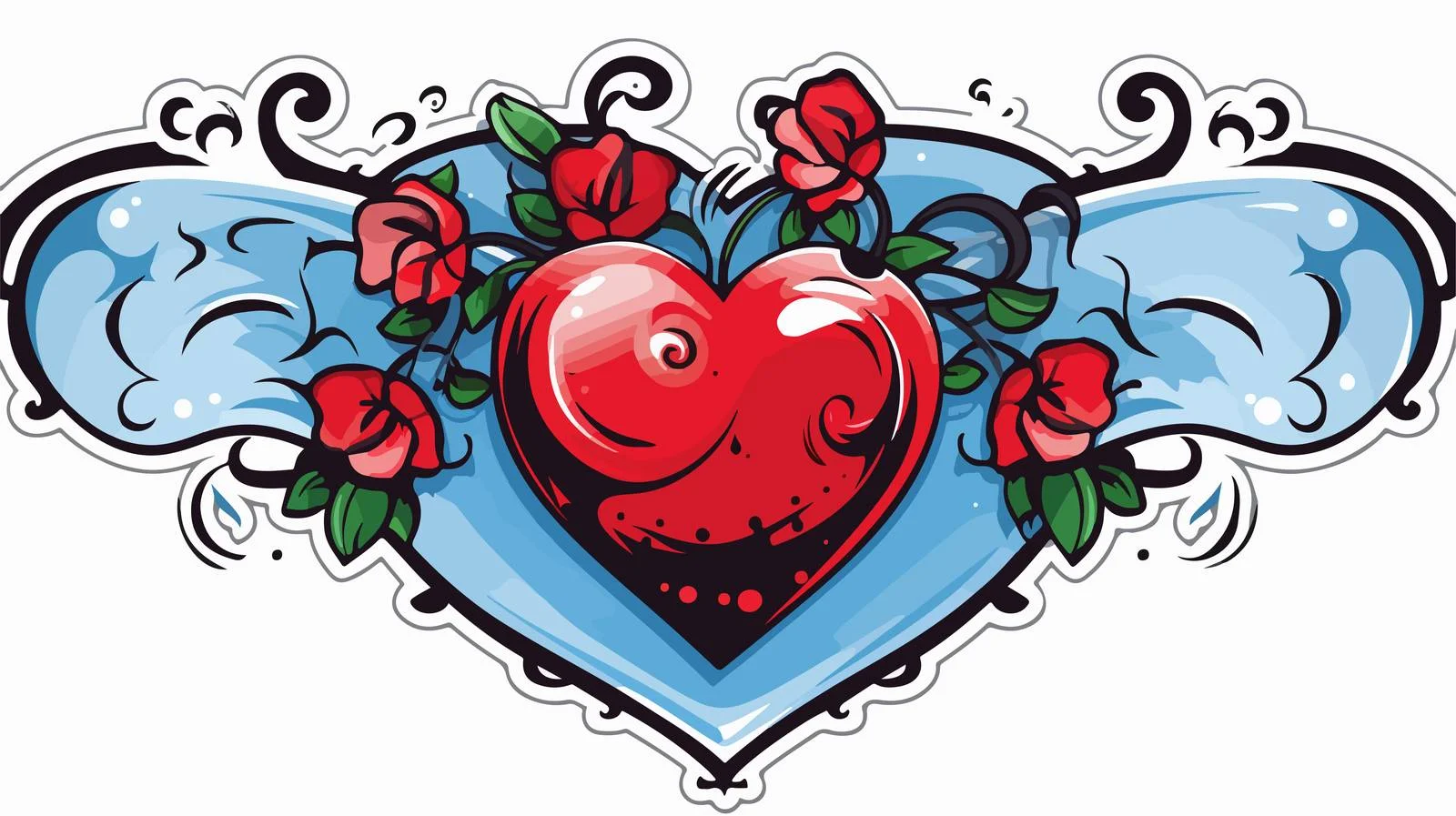 Iconic Distressed Sticker Tattoo Image — free download from Dotvec