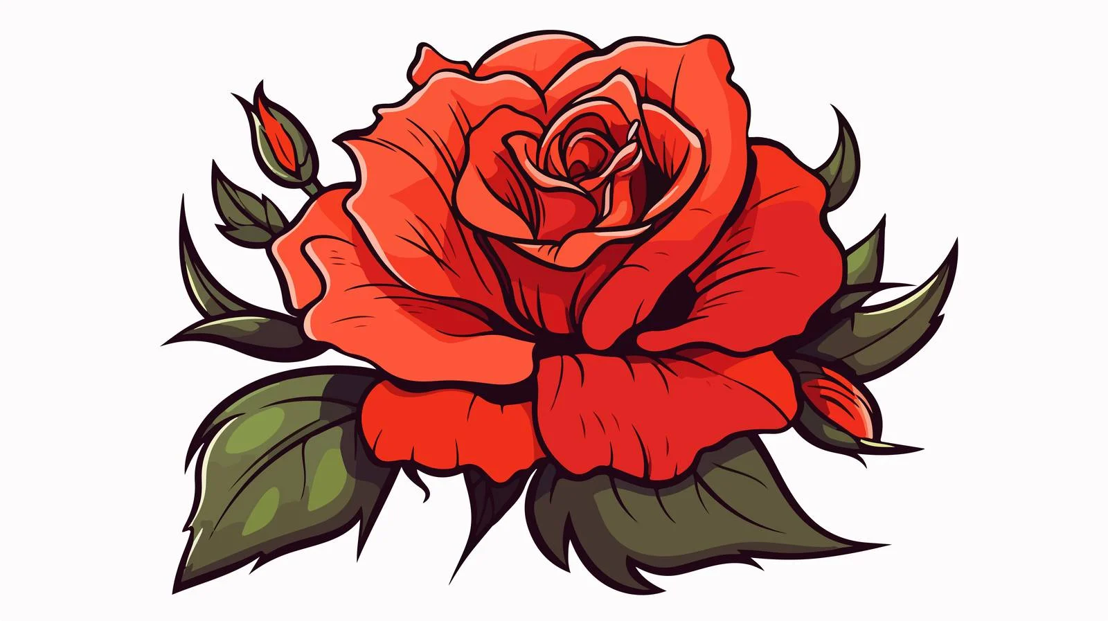 Exquisite Flower Tattoo Illustration — free download from Dotvec