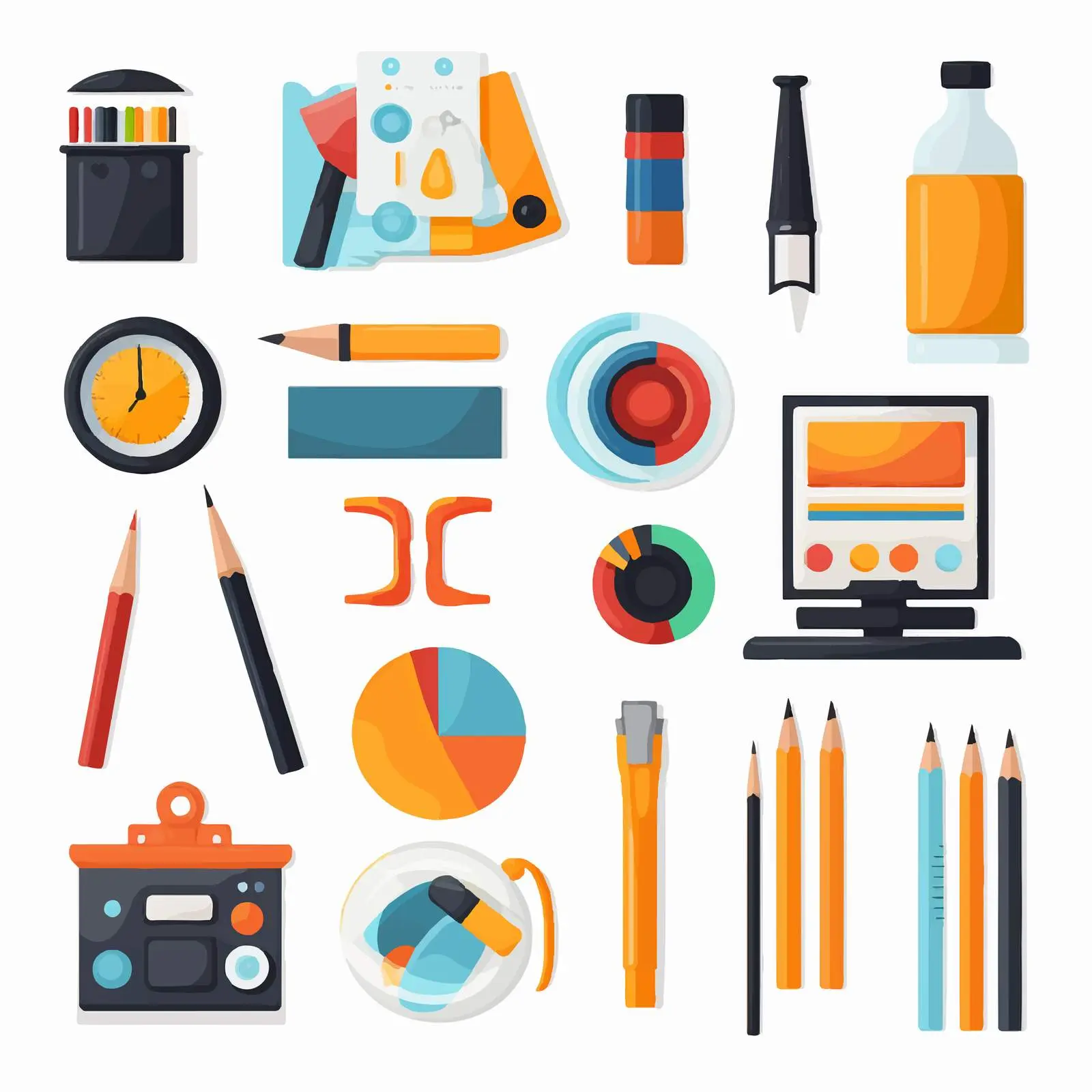 Cartoon Vector Icons for Graphic Designers — free download from Dotvec