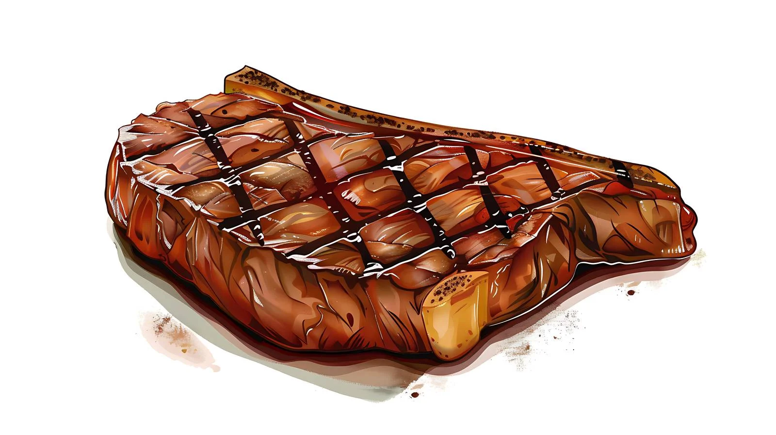 Savor a Succulent Isolated Steak Dish — free download from Dotvec