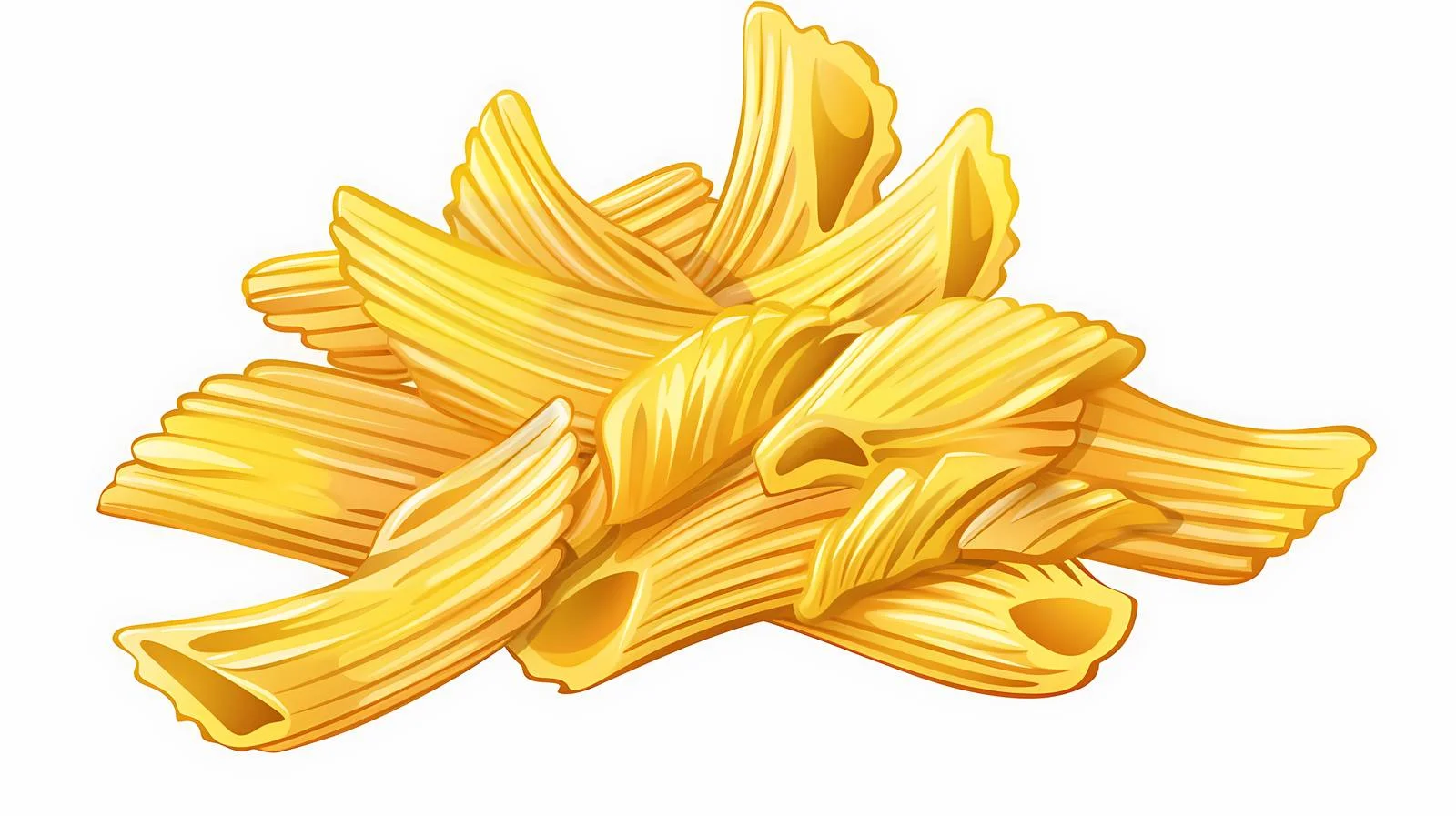 Gourmet Pasta on White Background — free download from Dotvec