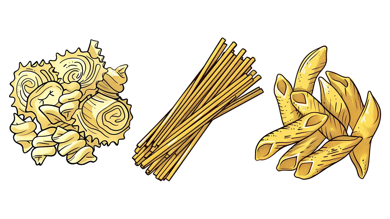 Exquisite Pasta on White Background — free download from Dotvec