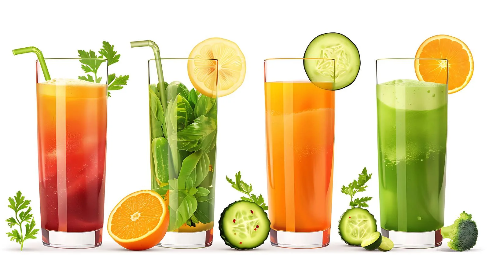 Vibrant Vegetable Juice Illustration — free download from Dotvec