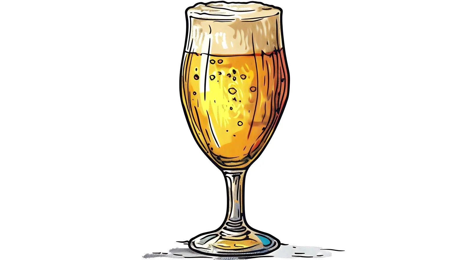 Beer Isolated White Background Illustration — free download from Dotvec