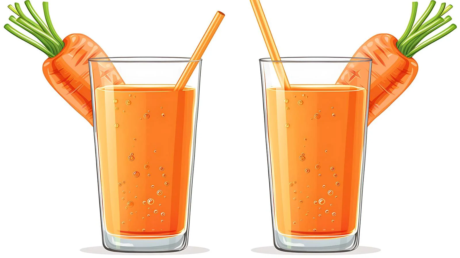 Carrot Juice Bottle on White Background — free download from Dotvec