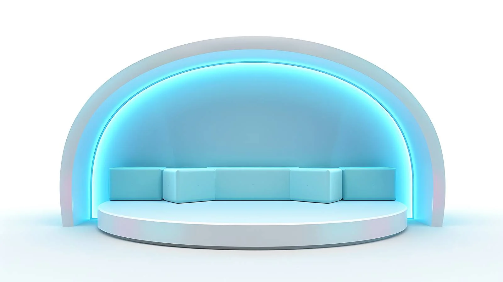 Circular Booth Background Material Illustration — free download from Dotvec