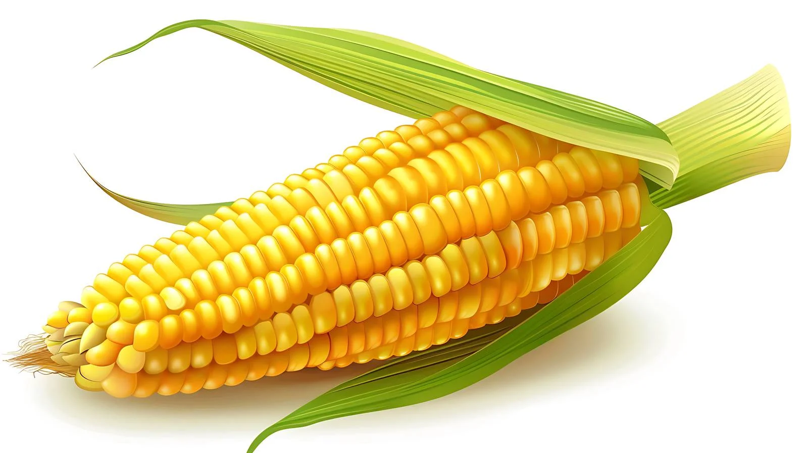 Corn Illustration on White Background — free download from Dotvec