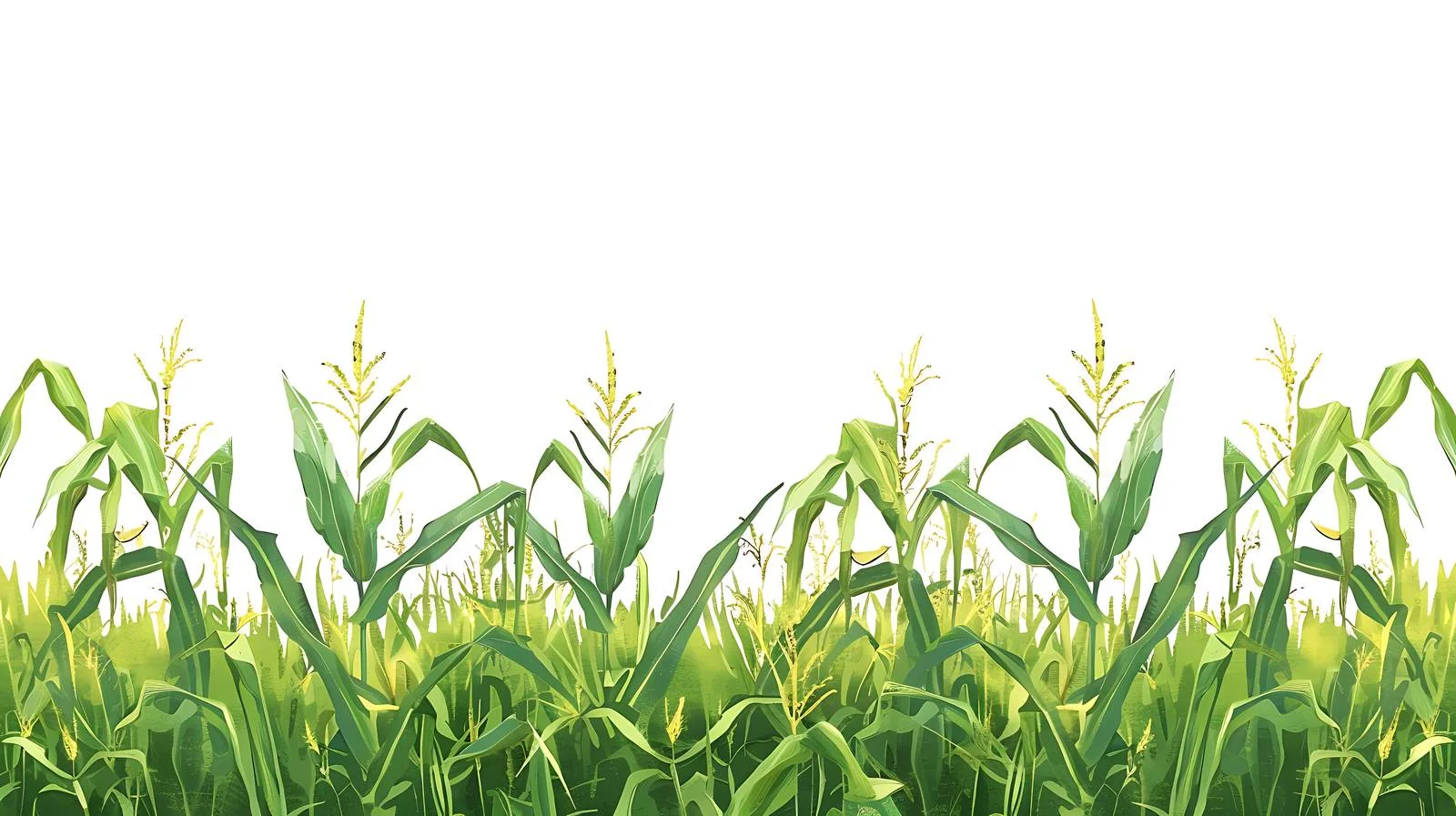 Cornfield Illustration on White Background — free download from Dotvec
