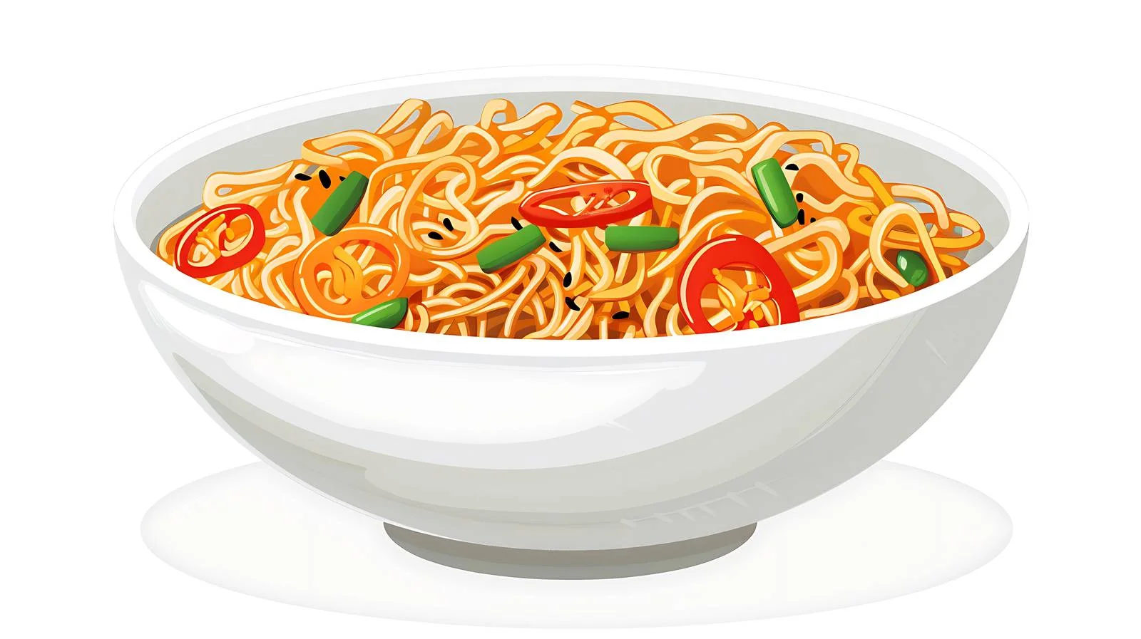 Gourmet Instant Noodles Isolated on White — free download from Dotvec