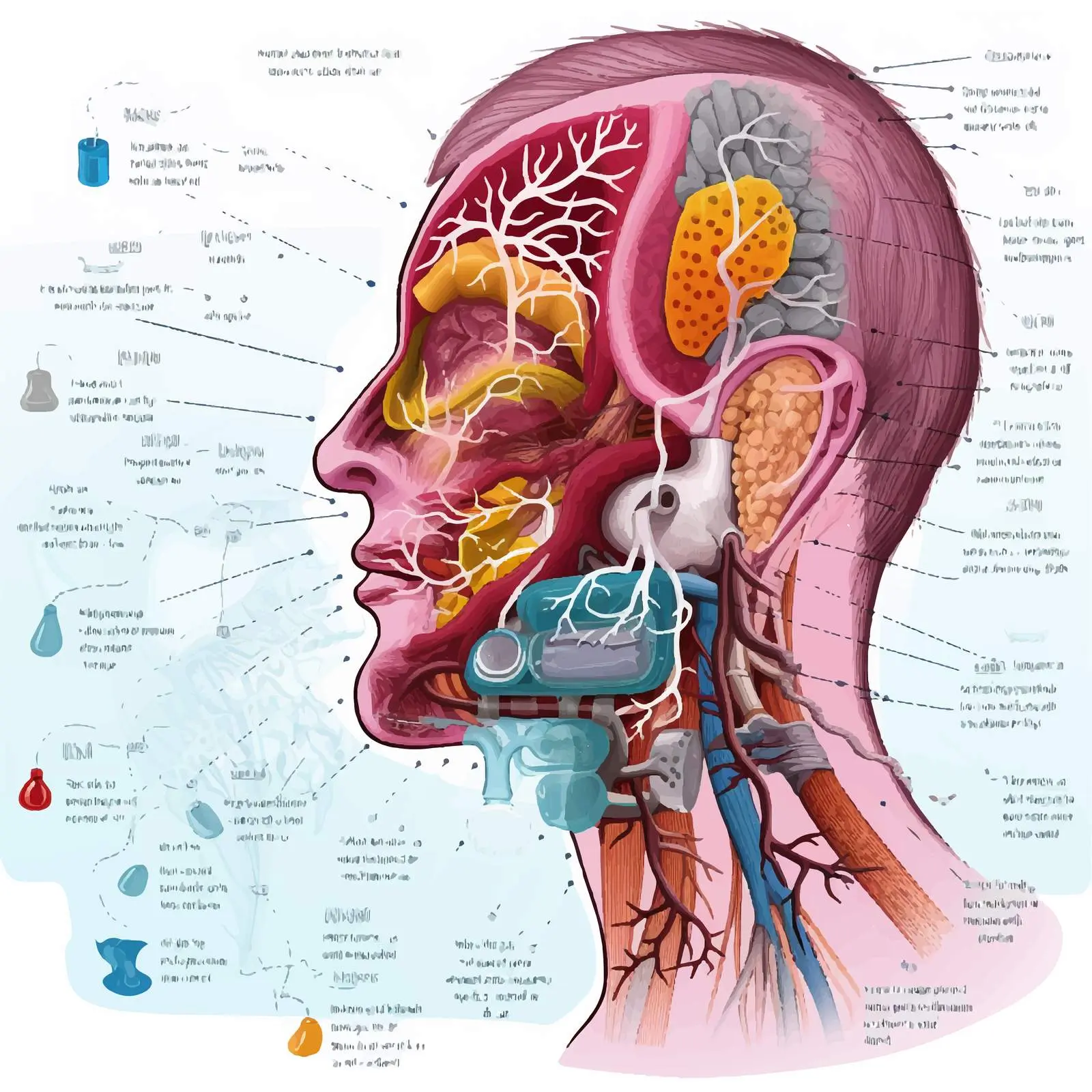 Educational Aspects of Human Respiration Illustration – free airways image from Dotvec