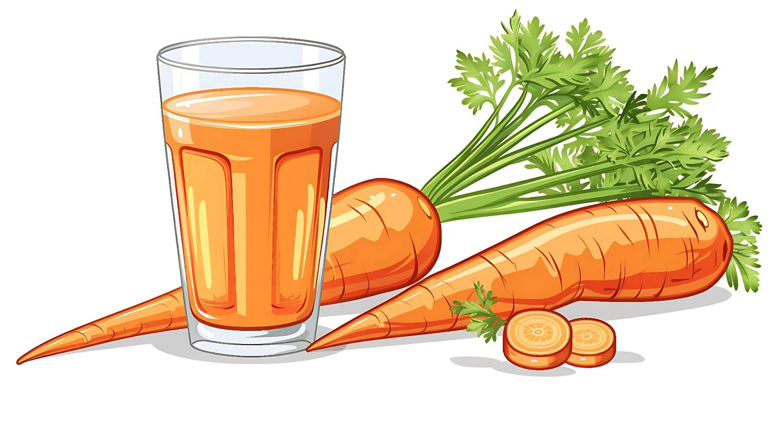 Vibrant Carrot Juice Illustration — free download from Dotvec